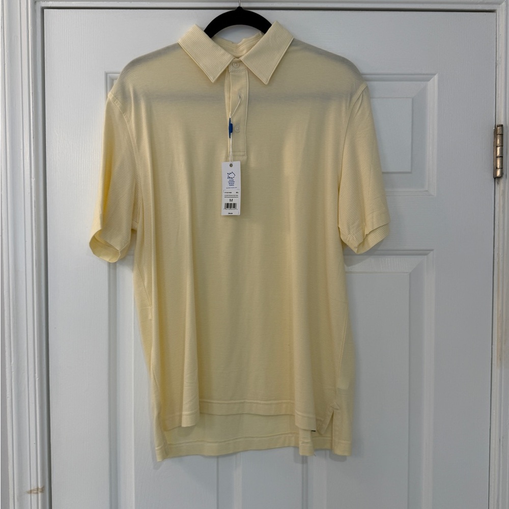 Southern Tide Yellow Classic Polo Shirt NWT